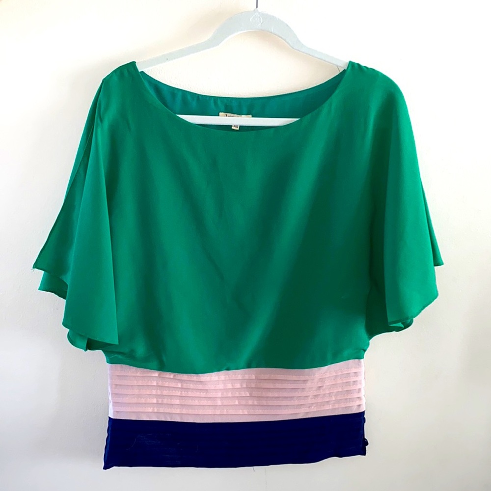 Lucy & Co.: Short Sleeve Dressy Blouse